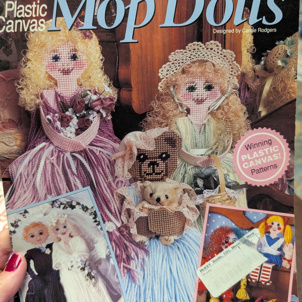 Plastic Canvas Mop Dolls Pattern Book